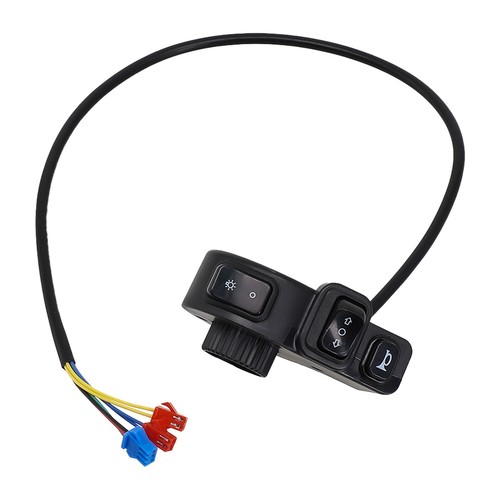 Interrupteur guidon noir - guidon,
