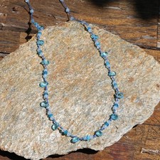 collier apatite aigue marine