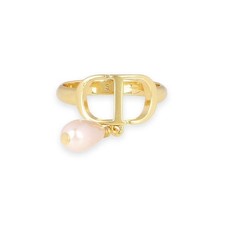 Dior Bague petit perle CD logo