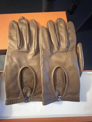 Gants hermès cuir - hermès,