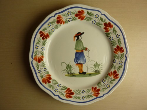 Ancienne assiette quimper - ancienne,