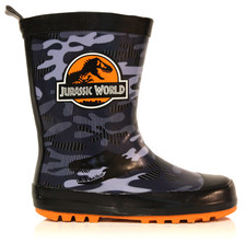 Bottes Pluie Enfant Jurassic World  24 >,33 Camouflage Étanches Semelle