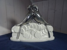 Couple de perroquets sur socle