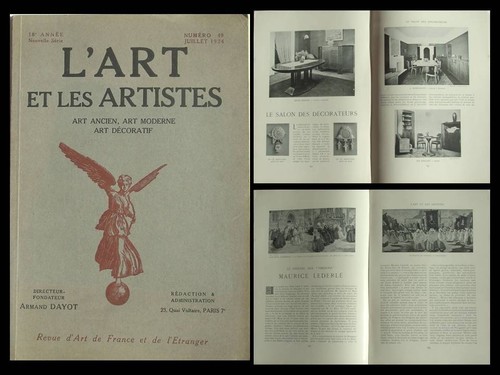 Art les artistes - artistes, 1924