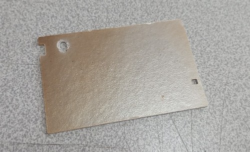 Plaque mica platine - plaque,
