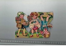 DECOUPIS Z&M L&B SCRAP TRIO D ENFANTS 16 X 12 CMS