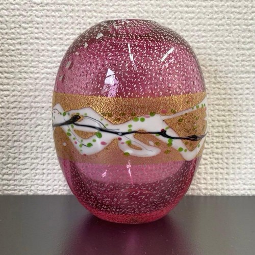 Vase art verre kuniaki - d'art,