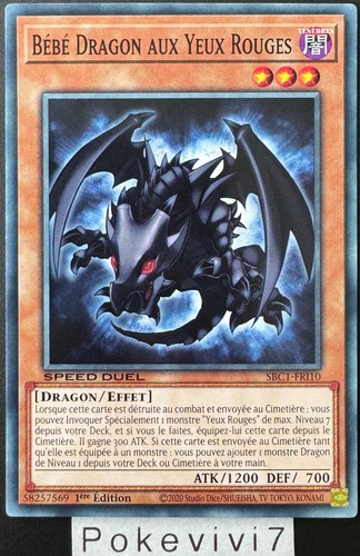 Carte bebe dragon - carte, yu-gi-oh!