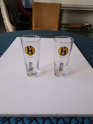 Lot verres bière x2 - verres, à