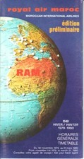 Royal Air Maroc timetable