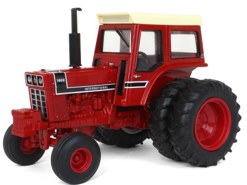 Ertl tractor with twin - -,
