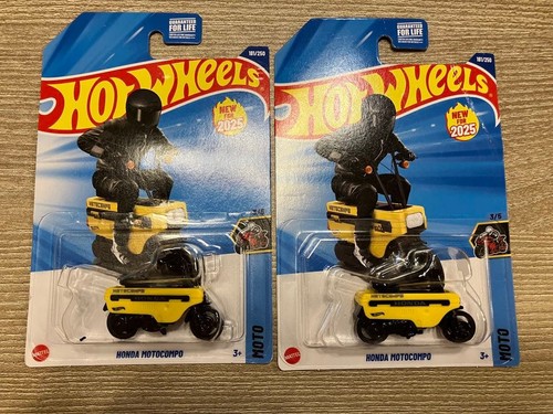 Hot wheels honda motocompo - hot, set