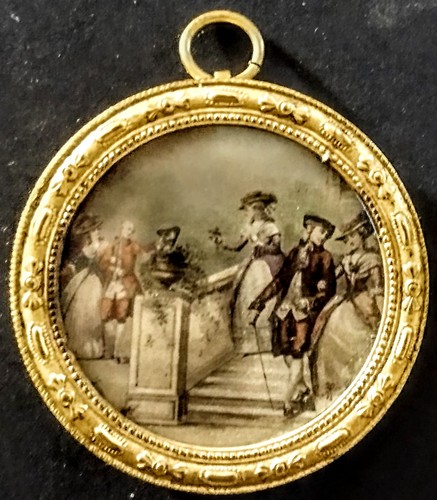 Miniature médaillon ancien