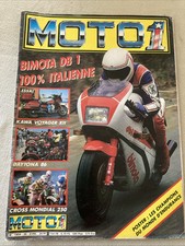 Revue moto 1 N° 38 Bimota DB1 Kawasaki Voyager Daytona 1986 Kevin Schwantz etc
