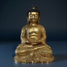 Statue Bouddha Amitabha Bronze