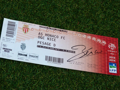 Place ticket asm monaco - asm, fc