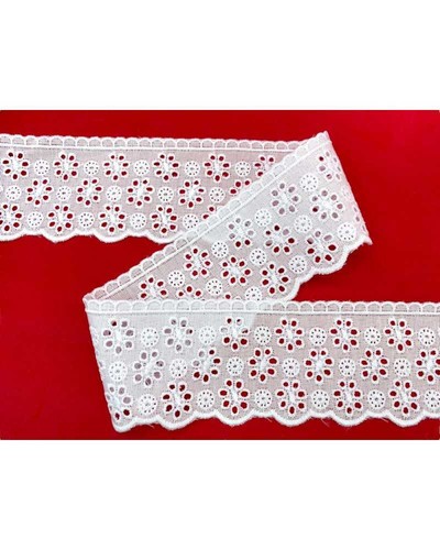 Dentelle broderie anglaise - broderie,