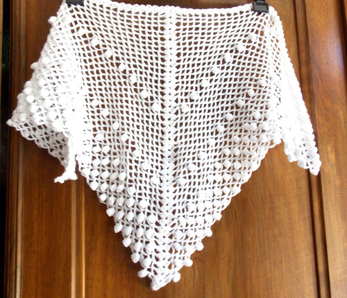 Chale etole crochet fait main - fait,