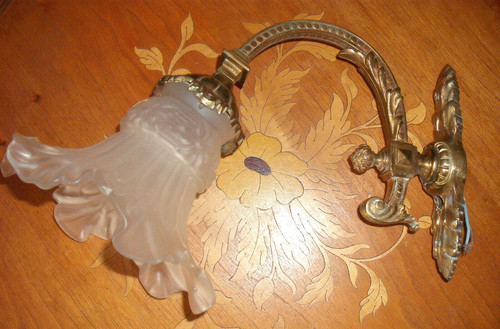 Applique ancienne bronze - applique, en