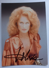 Dalida au Regard Intense - Véritable  Autographe - Carte Postale Orlando Records