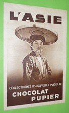 CHOCOLAT PUPIER PUBLICITE 1936