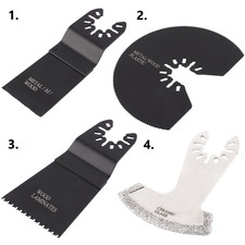 Accessoires lame de scie bois métal PVC diamant pour outil multifonction...