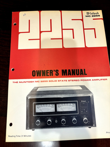 Mcintosh repair mc2255 2255 - mcintosh,
