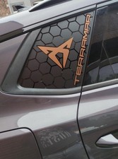 2x Stickers nid D'abeille Vitres Arrières Cupra Terramar Modifiable