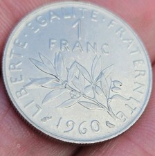 1 Franc 1960 Gros Zéro 