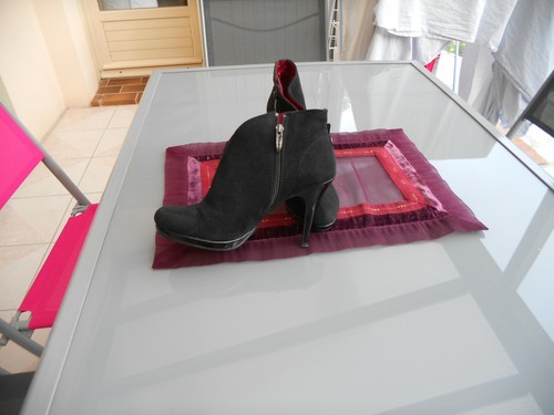 Bottines daim tamaris p - ",
