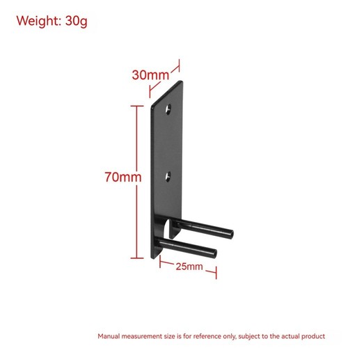 Supports muraux tal - m??tal, 2pcs