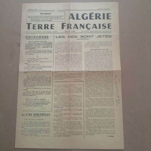 Bulletin algérie terre - bulletin,