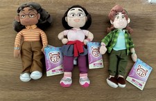 Lot 3 peluches personnages