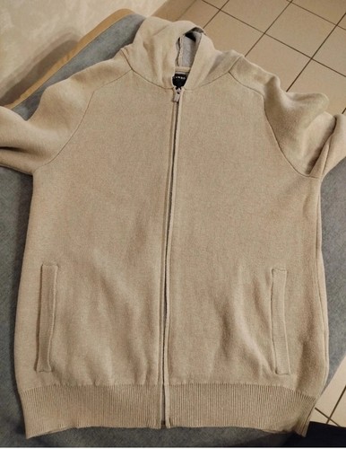 Veste gilet cardigan beige - gilet,