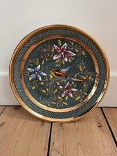 Plat Émail Et Dorure H. Bequet