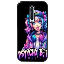 Coque noire pour Reno 2 anime