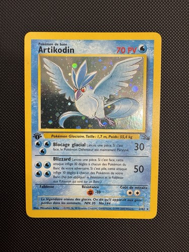 Carte pokémon artikodin - carte,