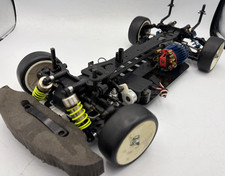 Pour pièces TAMIYA TB-01 TB01 châssis carbone avec moteur vintage rare