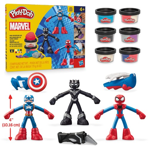 Play doh marvel - coffret, mes