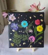 objet deco tableau fleurs