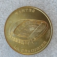 MEDAILLE SOUVENIR MONNAIE PARIS LA BEAUJOIRE NANTES 1998 COUPE MONDE FOOT stade