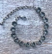 Crystal Bracelet Rhodium Plate