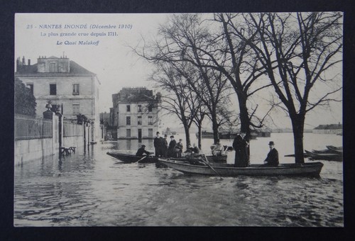 Cpa carte postale - carte, nantes