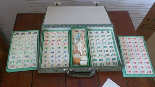 Ancien jeu mahjong et - ancien,