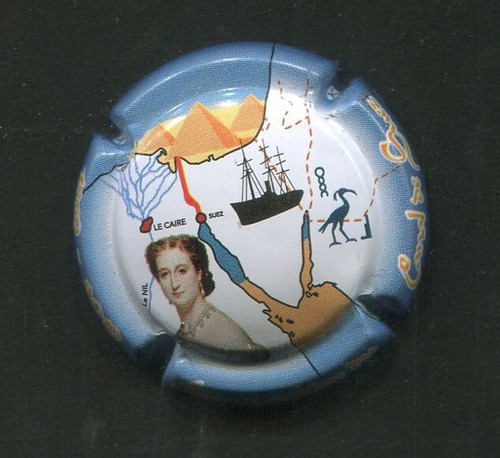 Plaque muselet champagne - de, de