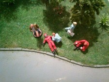 Compatible SCALEXTRIC CARRERA figurine 1/32  intervention accident