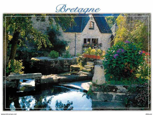 Carte postale moulin - postale,