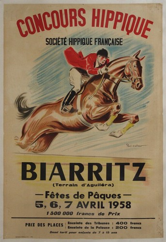 Affiche poster équitation - poster,