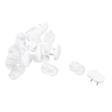 20pcs Plastique Blanc 2