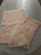 Serviette de toilette+d'invité+gant "Camif"
